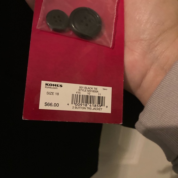 🔆NWT🔆 Women’s Black Dress Suit Jacket - Picture 5 of 5